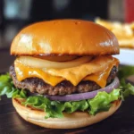 Frozen Burgers in Air Fryer