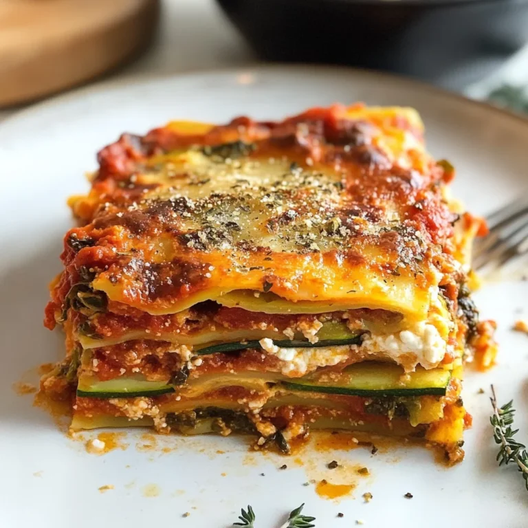 Gluten-Free Vegetarian Lasagna