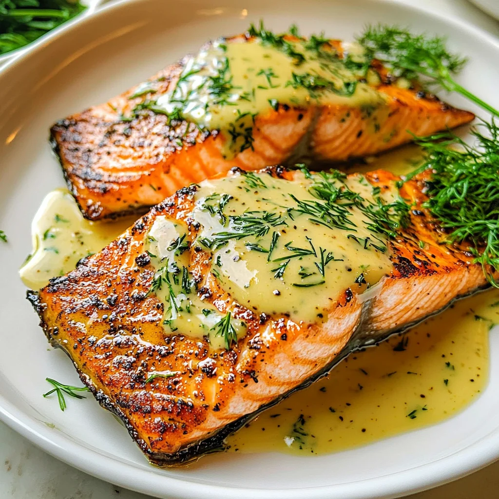Grilled Salmon with Dijon Mustard Sauce: A Flavorful Delight!
