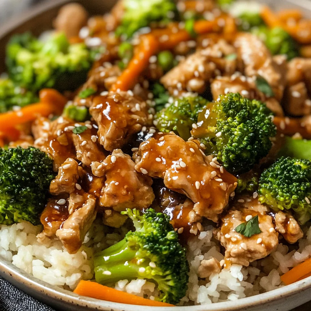 Ground Turkey Teriyaki Stir Fry