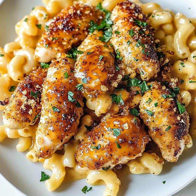 Honey Pepper Chicken Mac and Cheese