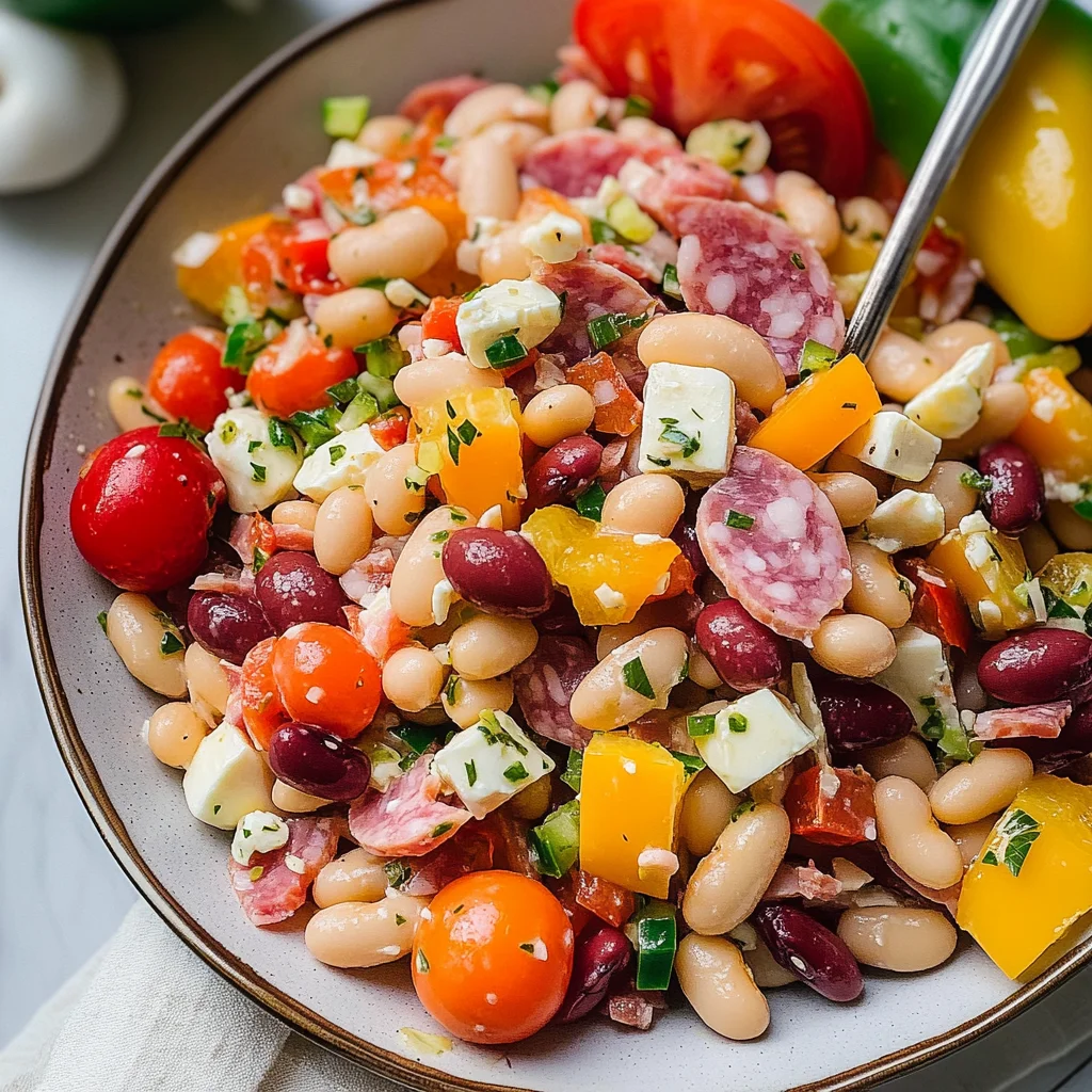 Italian Grinder Bean Salad