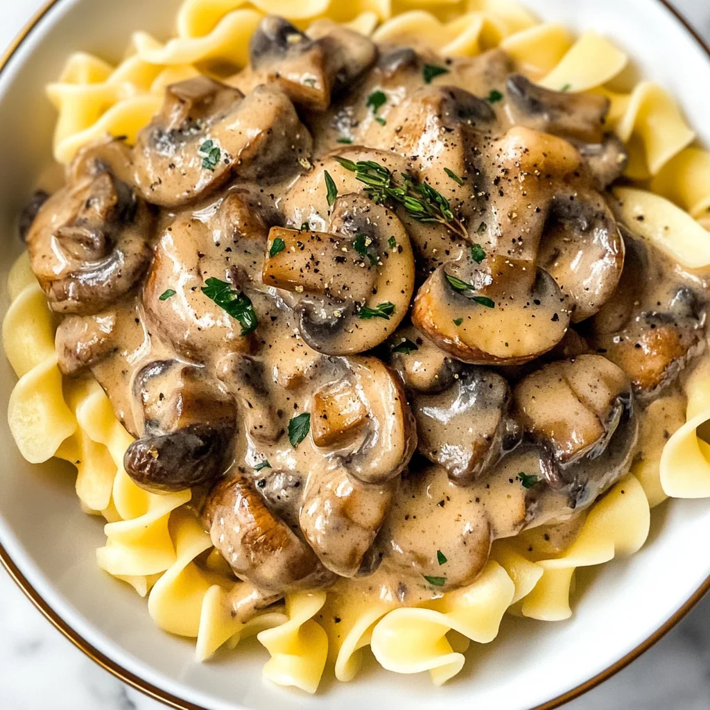 Mushroom Stroganoff