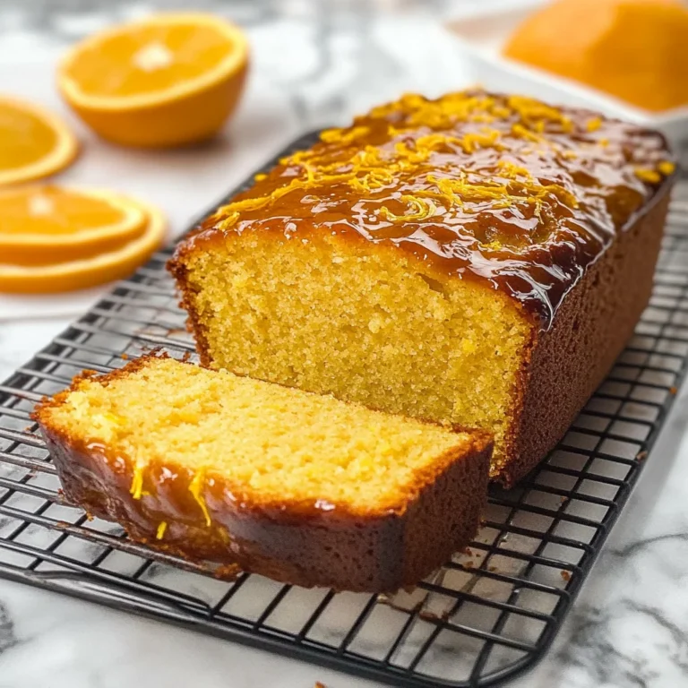 Orange Cake Loaf