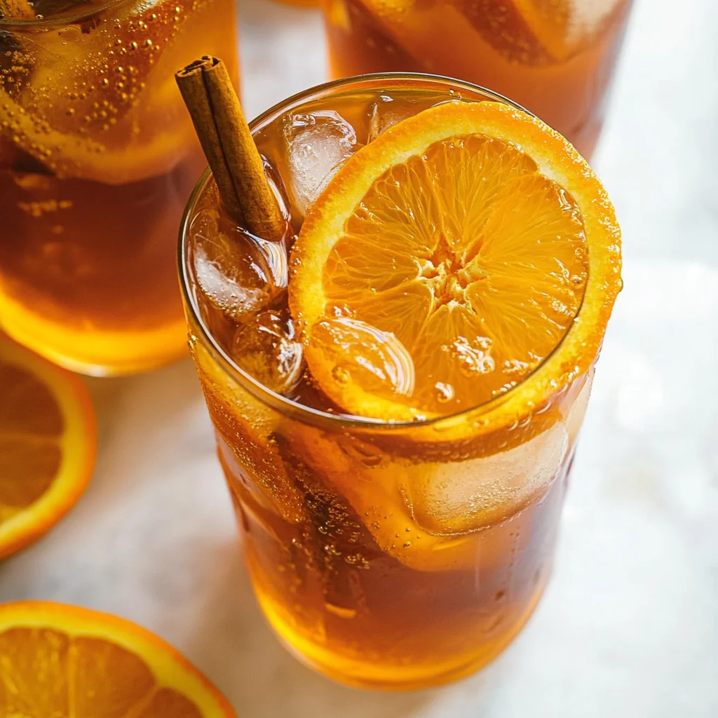 Orange Cinnamon Iced Tea