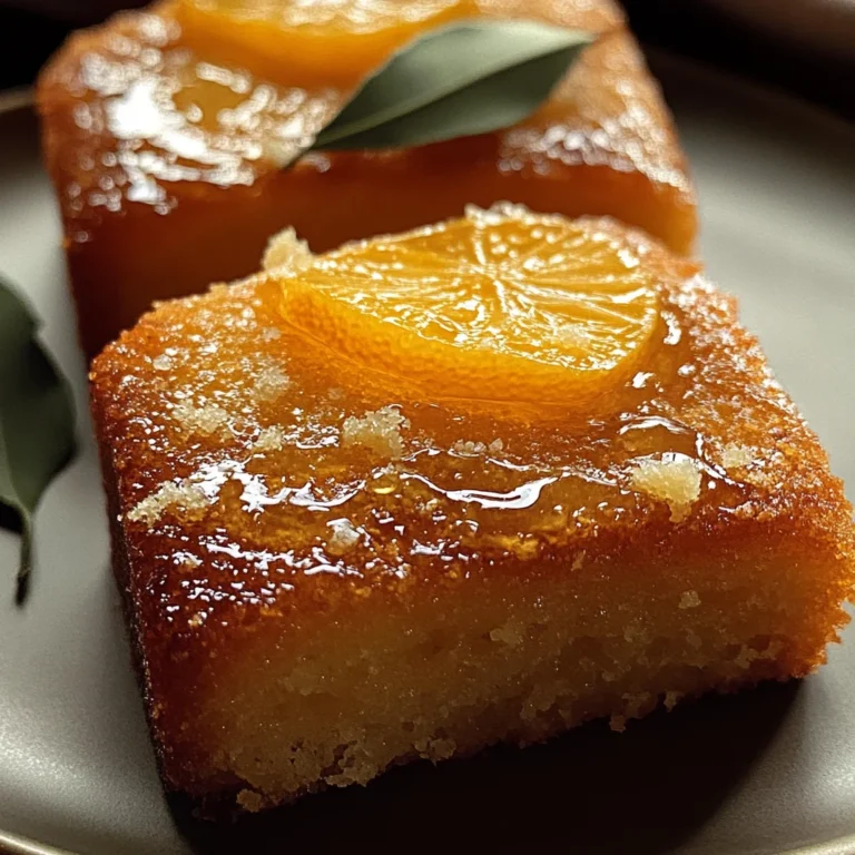 Orange Ginger Honey Cakes