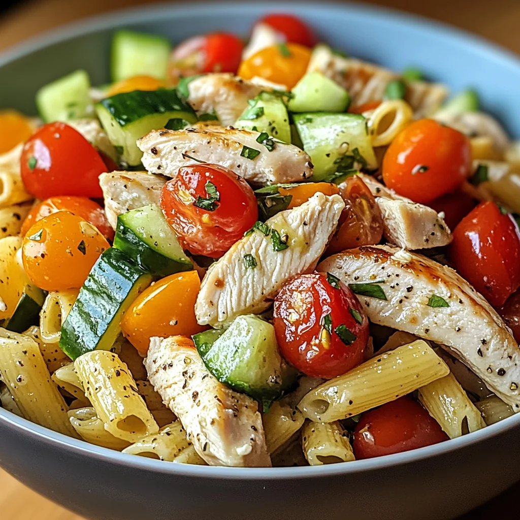 Protein-Packed Chicken Pasta Salad