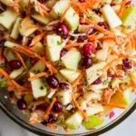 Refreshing Apple Cranberry Carrot Salad