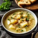 Roasted Garlic Potato Soup
