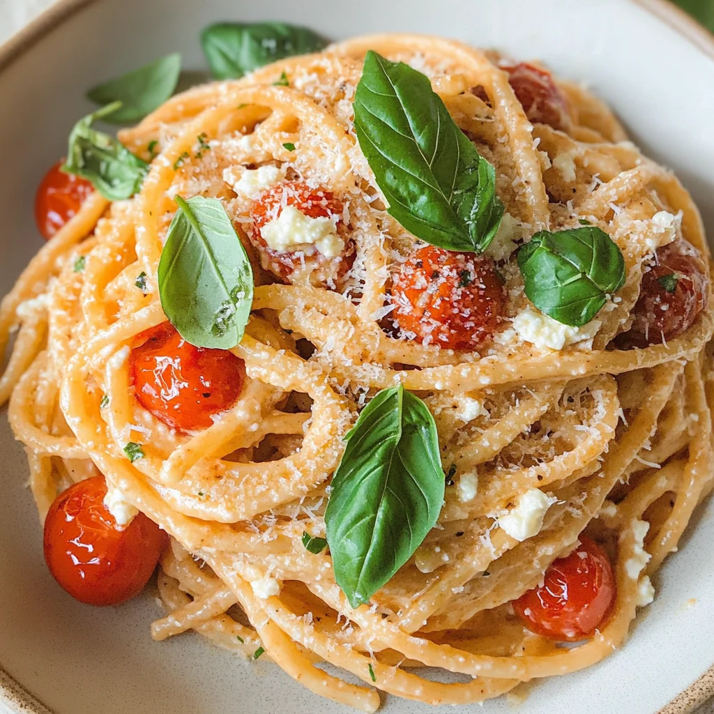 Roasted Tomato and Garlic Ricotta Pasta Brings Joy!
