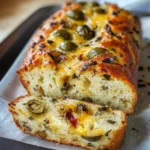 Savory Quick Bread With Cheese And Olives 🧀🍞