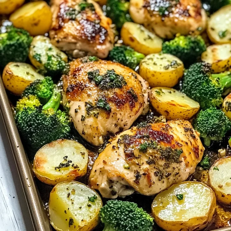 Sheet Pan Garlic Butter Chicken and Veggies