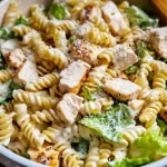 Simple Chicken Caesar Pasta Salad - theamazingfood