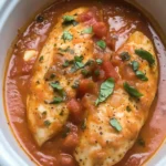 Slow Cooker Creamy Tomato Basil Chicken