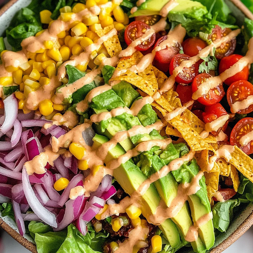 Southwest Salad with Chipotle Ranch