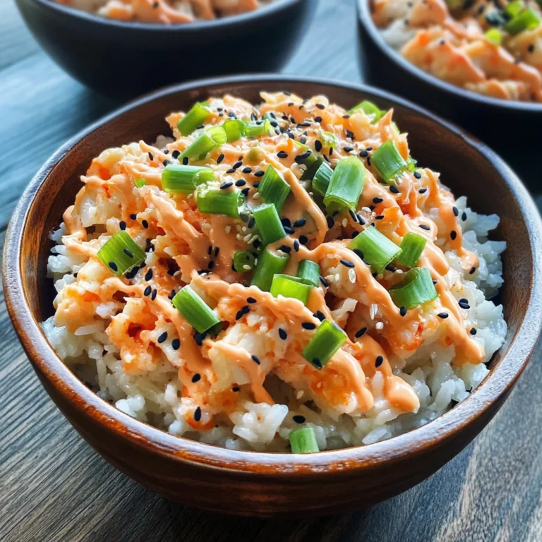 Spicy Crab Sushi Bowls