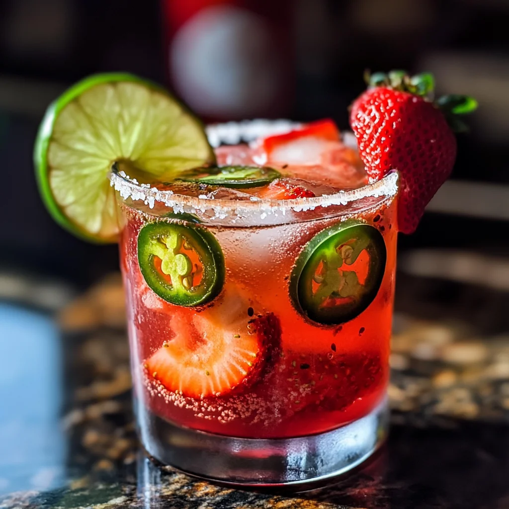 Spicy Strawberry Margarita