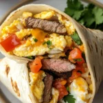 Steak and Egg Breakfast Burrito