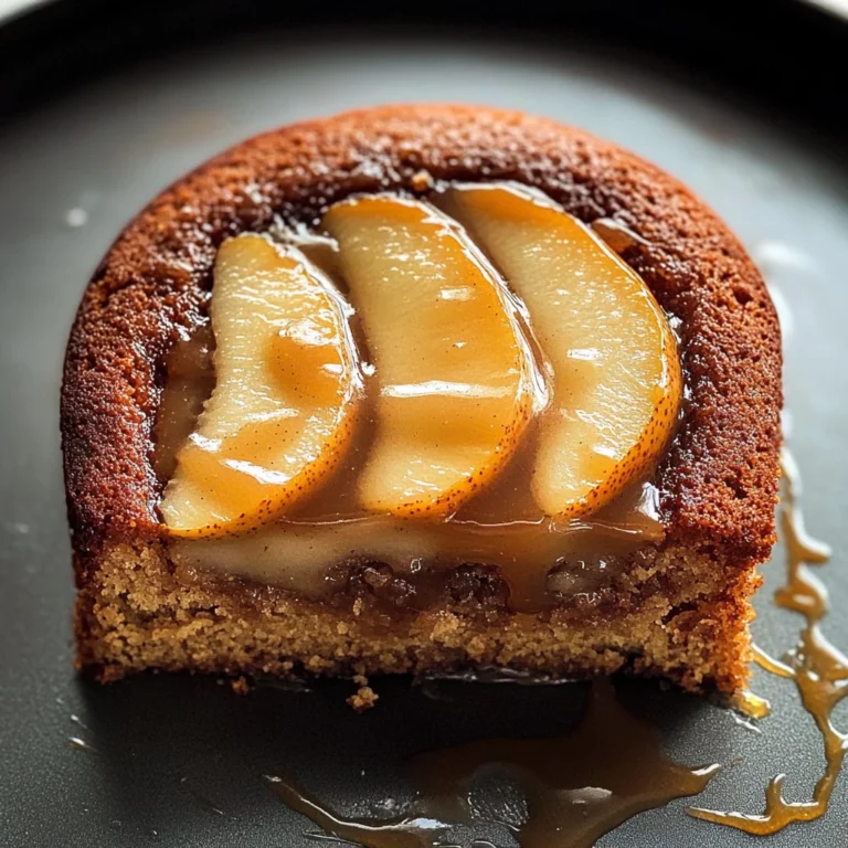 Sticky Pear and Ginger Cake