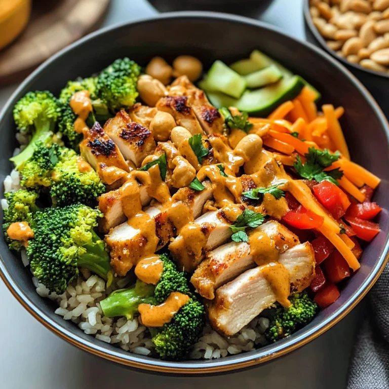 Thai Peanut Chicken Bowls: An Incredible Essential Recipe