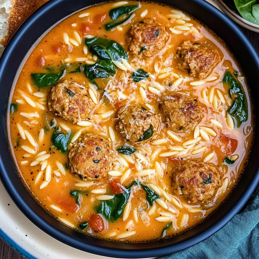 Turkey Meatball Soup
