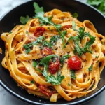 Vegan Creamy Sun Dried Tomato Pasta Recipe