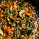 Vegan Lentil Mushroom Stew