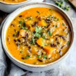 Vegan Pumpkin Wild Rice Soup