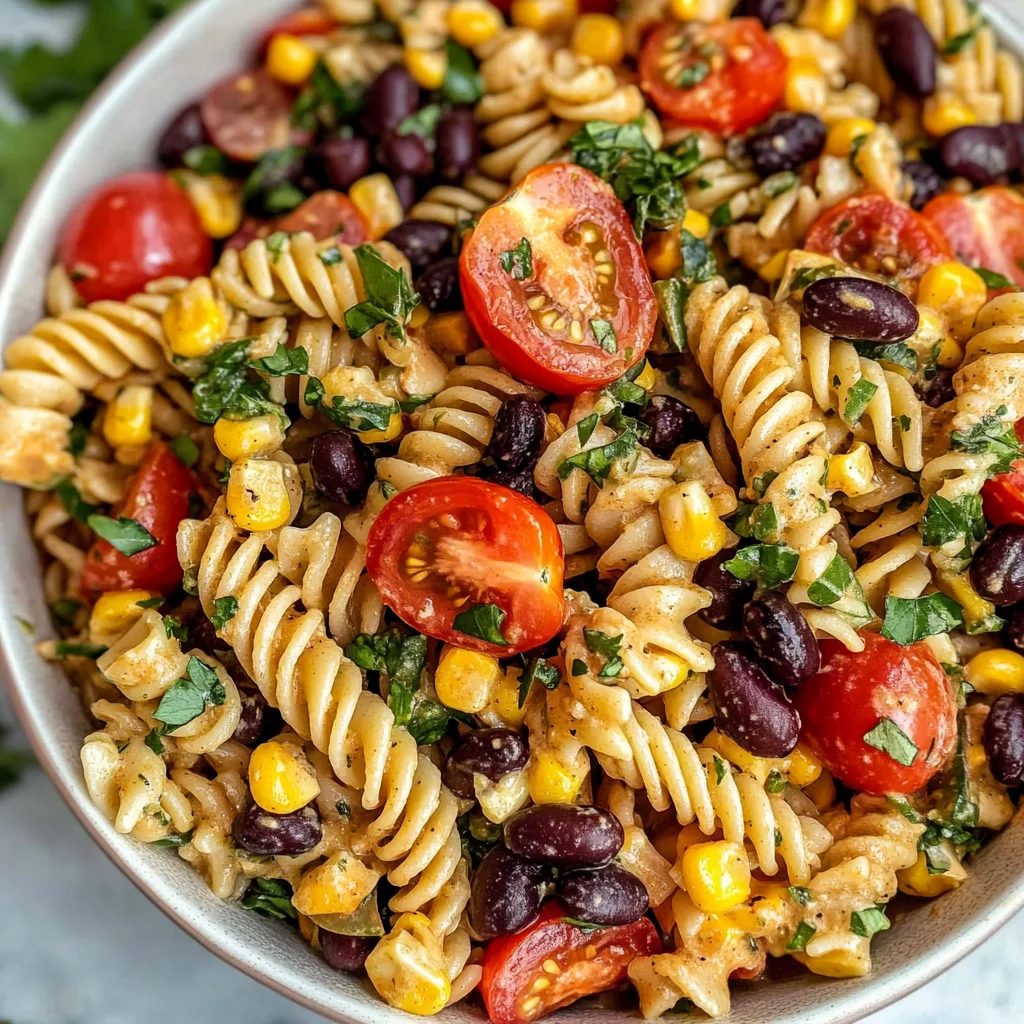 Vegan Southwest Pasta Salad Recipe