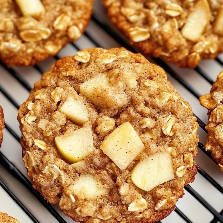 Apple Cinnamon Oatmeal Cookies