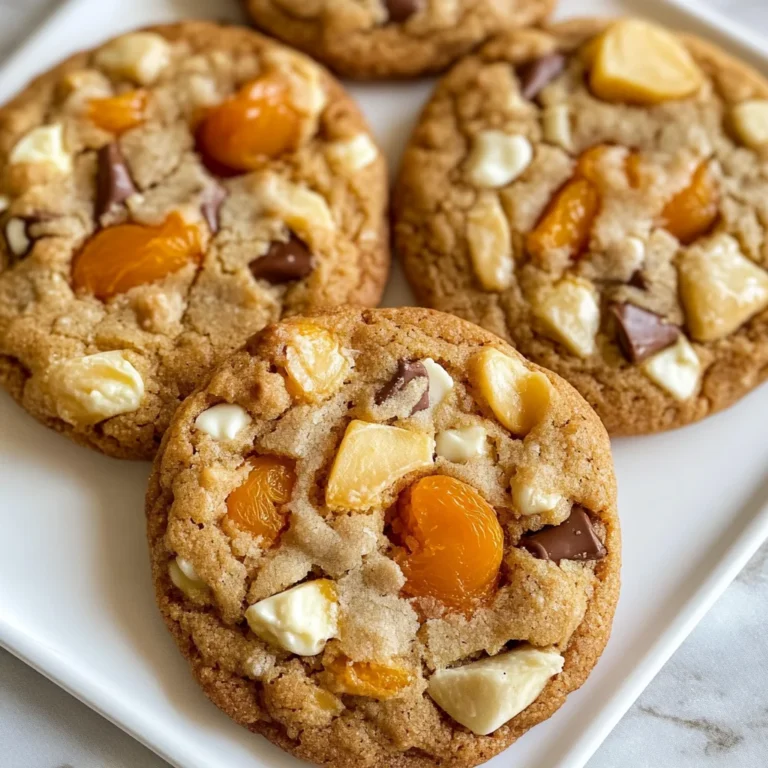 Apricot White Chocolate Cookies