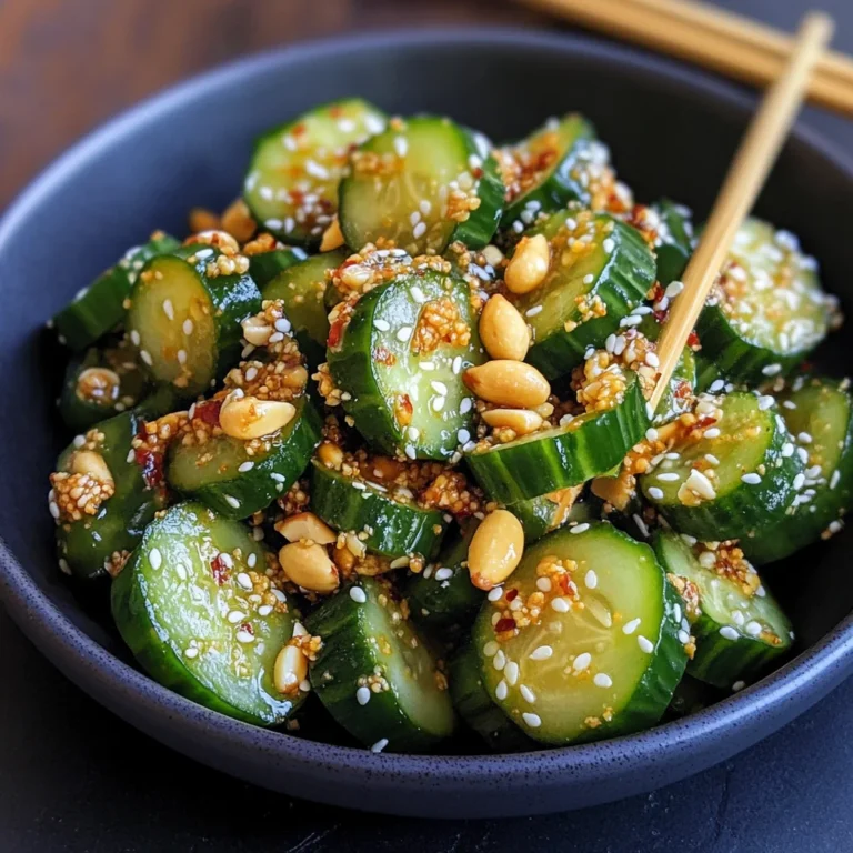 Asian Cucumber Salad (5 Minute)