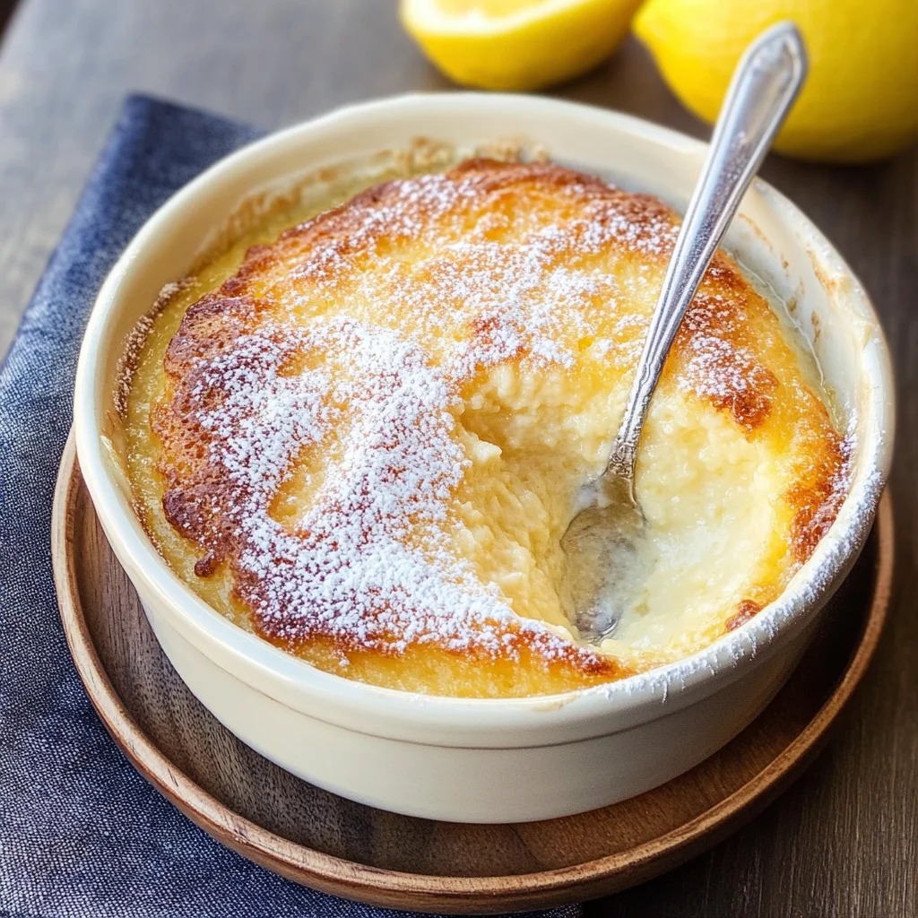Baked Lemon Pudding