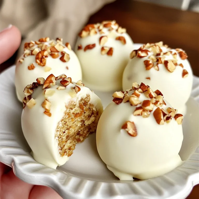 Carrot Cake Ball Truffles
