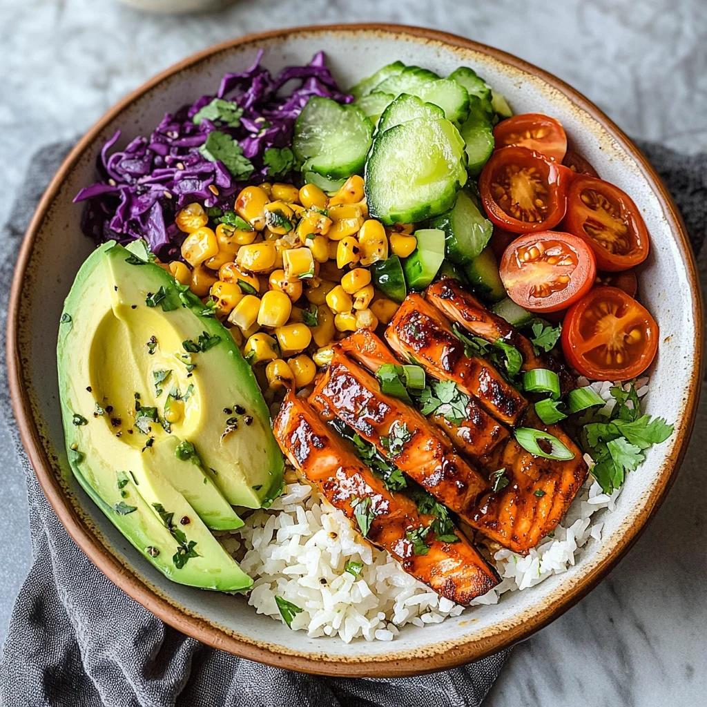 Chili Lime Salmon Bowls