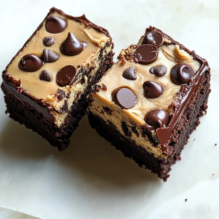 Chocolate Chip Cookie Dough Brownie Bites – The Best 3-Layer Treat Ever