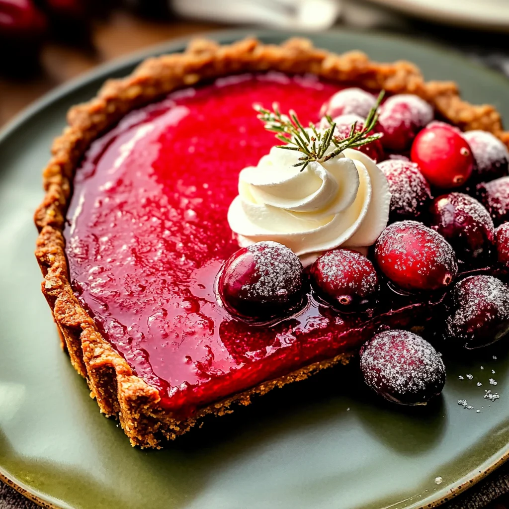 Cranberry Curd Tart Recipe