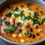 Creamy Chicken Enchilada Soup