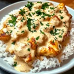 Creamy Smothered Chicken and Rice