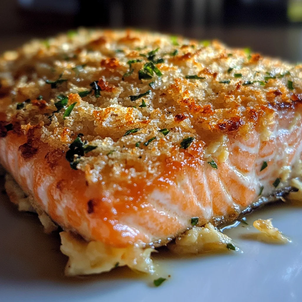 Crispy Parmesan Crusted Baked Salmon: 1 amazing dish