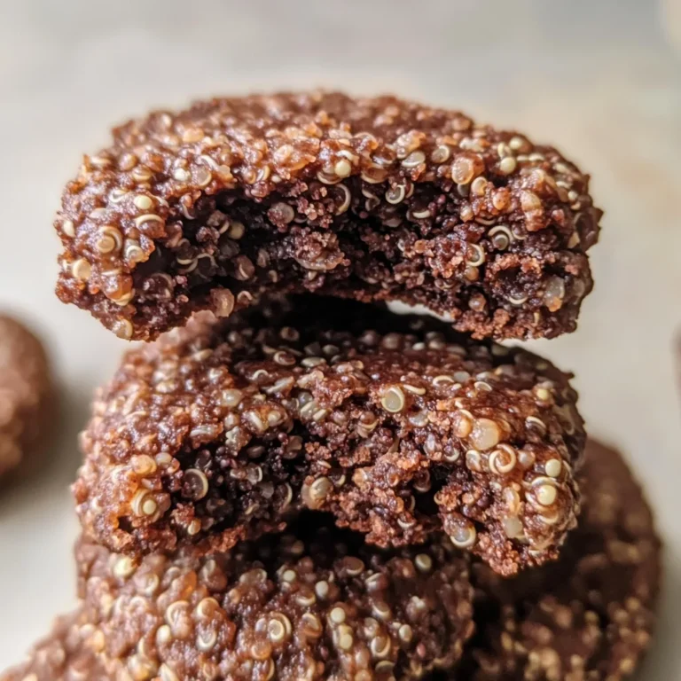 Crispy Quinoa Cacao Cookies (No-Bake!)