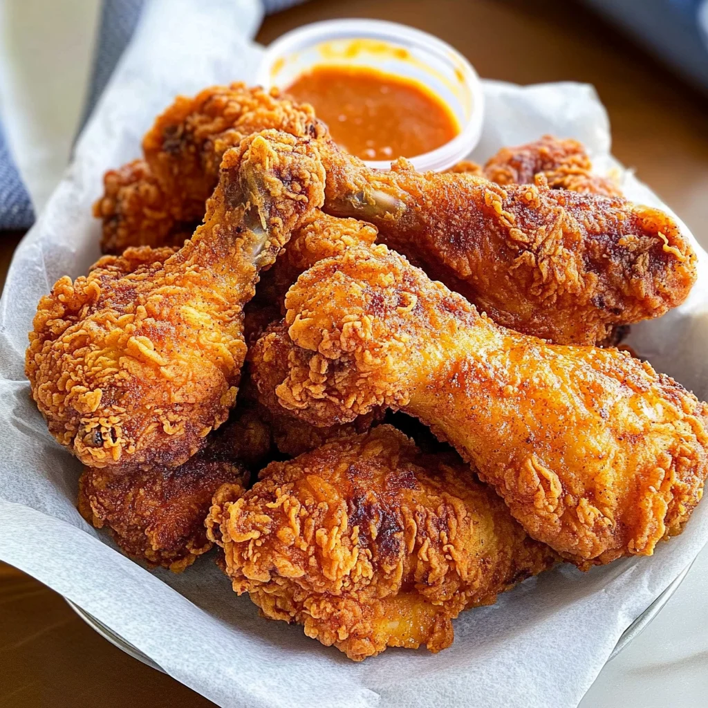 Crispy Spicy Buttermilk Fried Chicken