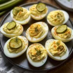 Dill Pickle Deviled Eggs