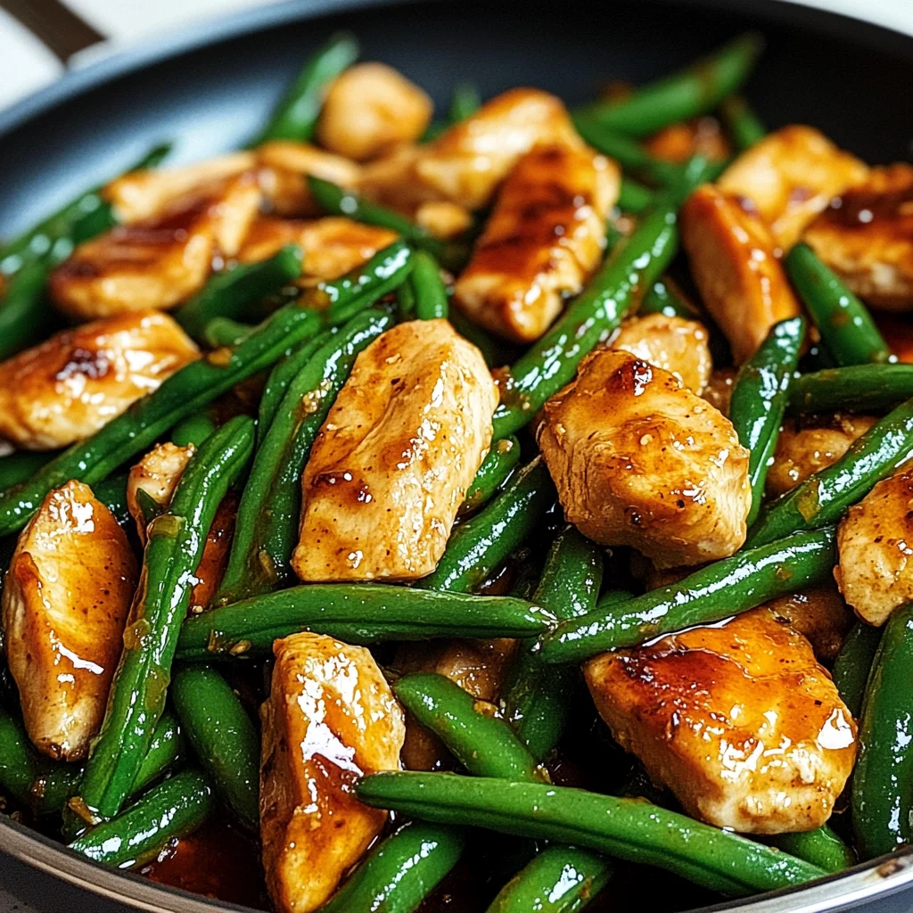 Easy Chicken Breast and Green Beans
