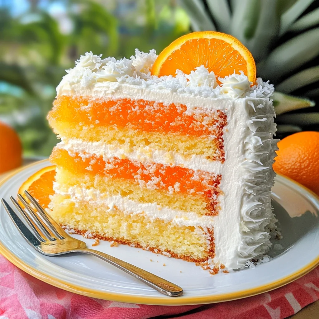 Hawaiian Sunset Cake Recipe