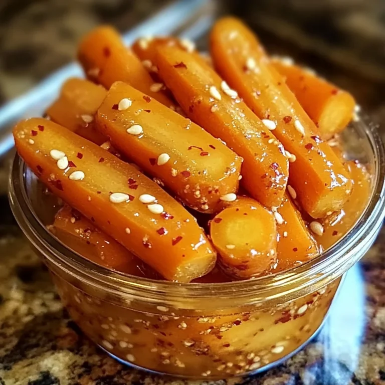 Hot Honey Pickled Carrots: A Sweet and Spicy Delight!