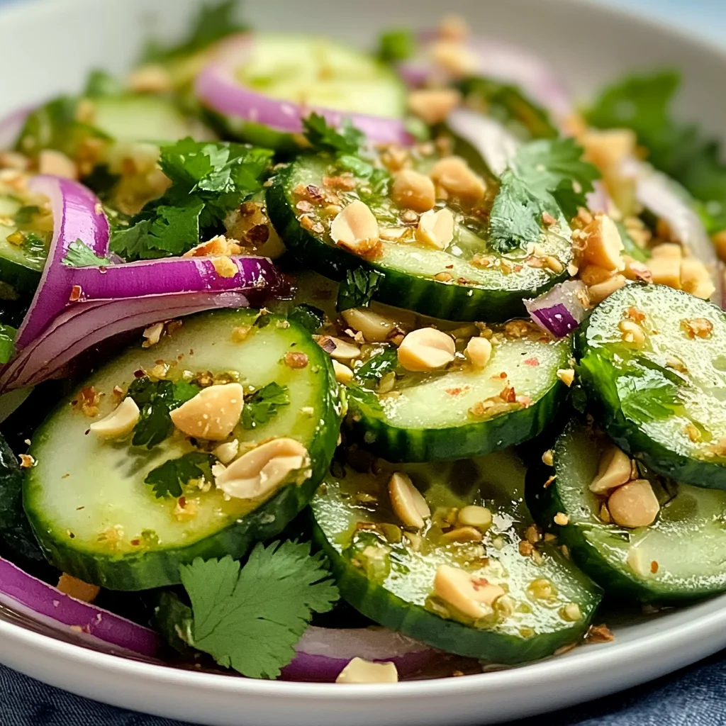 Juicy Thai Cucumber Salad