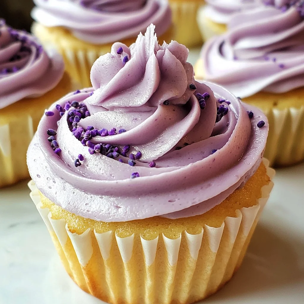 Lavender Earl Grey Tea Cupcakes