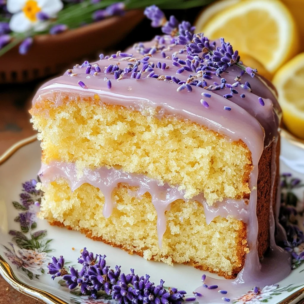 Lemon Lavender Cake Recipe