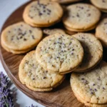 Lemon Lavender Shortbread Cookies
